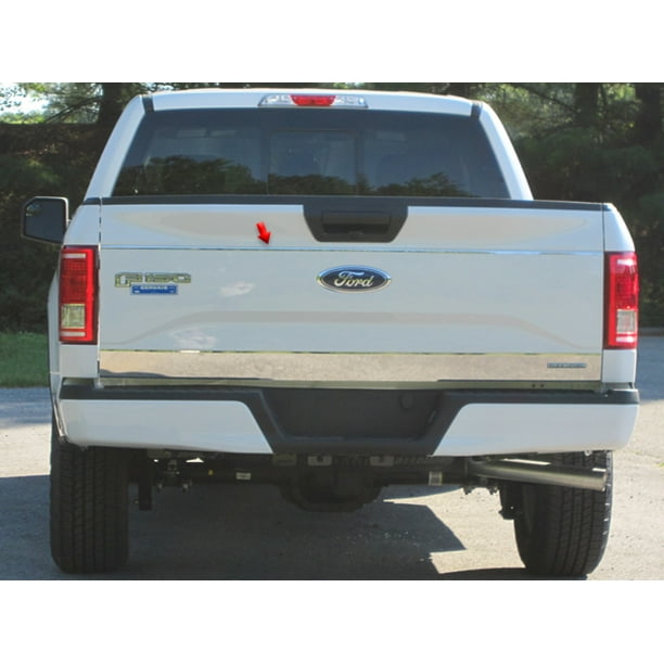 15-18 Ford F-150 black Tailgate flex step Molding Cover Cap with Insert Trim OEM 15-18 Ford F-150 black Tailgate flex step Molding Cover Cap with Insert Trim OEM